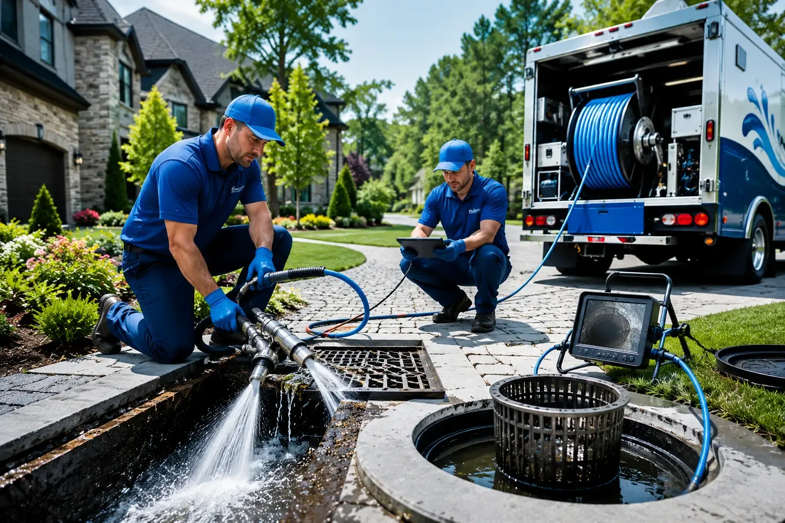 Local outdoor drain cleaning professionals in Afton, MI